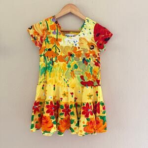 Jams World Vintage "Hattie" dress feat vibrant multicolored tropical print